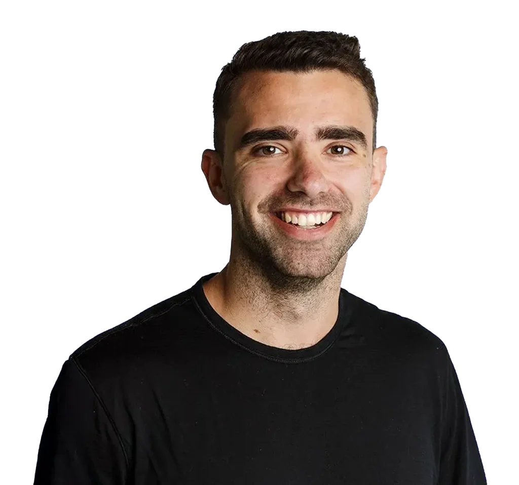 Man with smiling face
